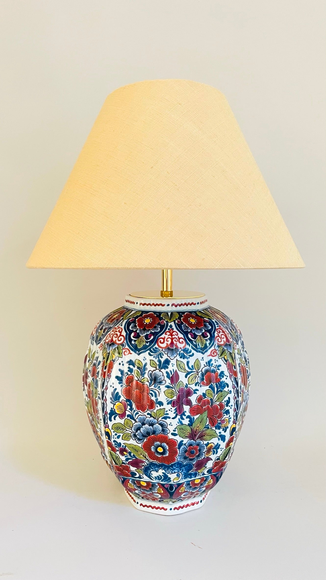Antique Delft Lamp - pre order for end of Jan