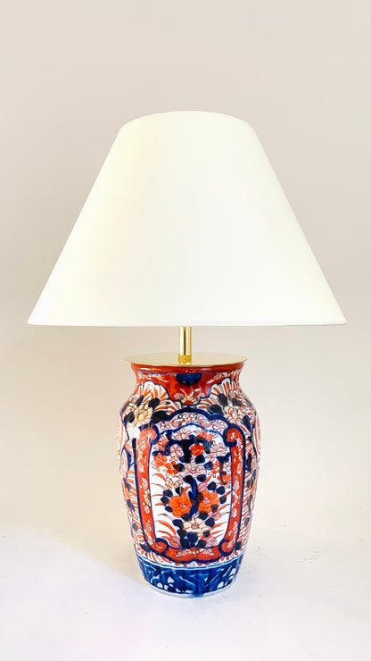 Antique Japanese Imari Lamp - pre order for w/c Dec 5th