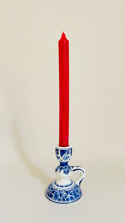 Vintage Delft Candlestick