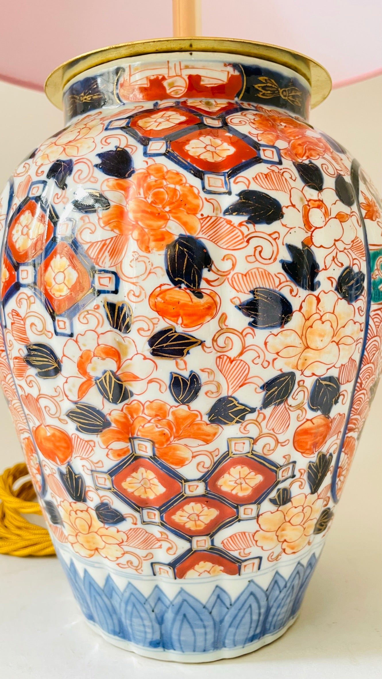 Antique Japanese Imari Lamp - pre order for early June