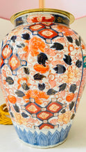 Load image into Gallery viewer, Antique Japanese Imari Lamp - pre order for early June
