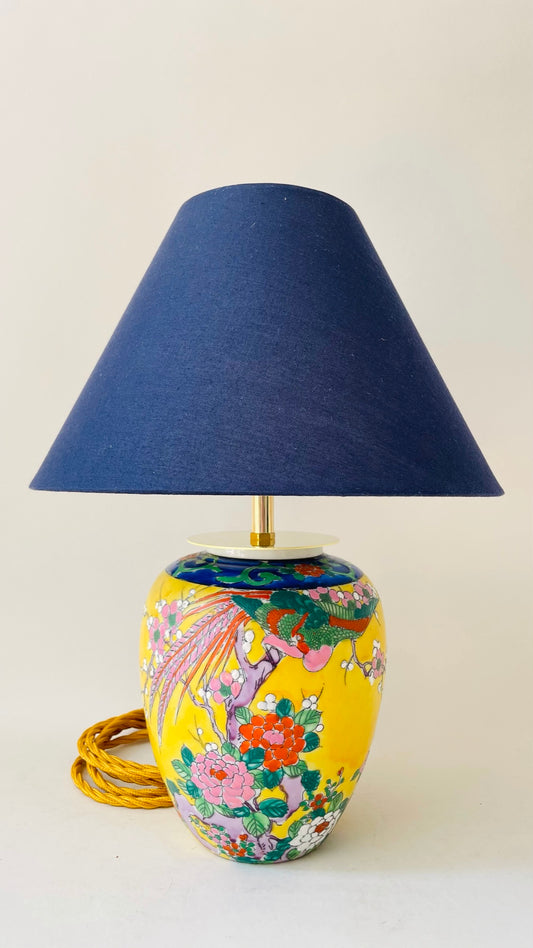 Antique Japanese Peacock Lamp - pre order for early July