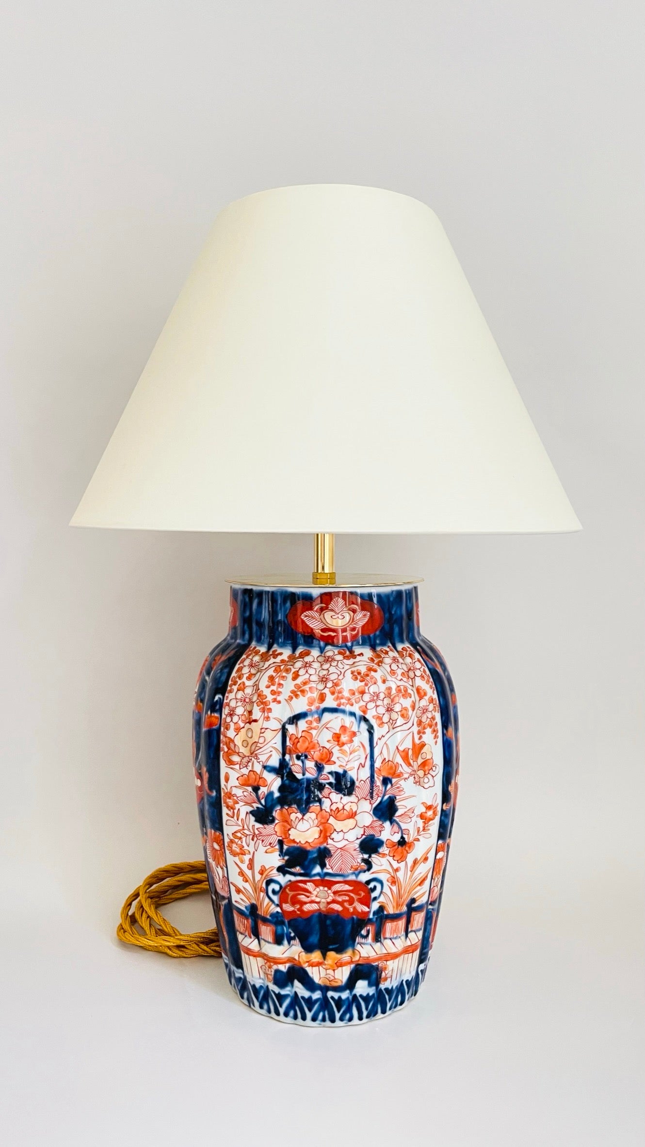 Antique Japanese Imari Lamp - pre order for w/c August the 22nd