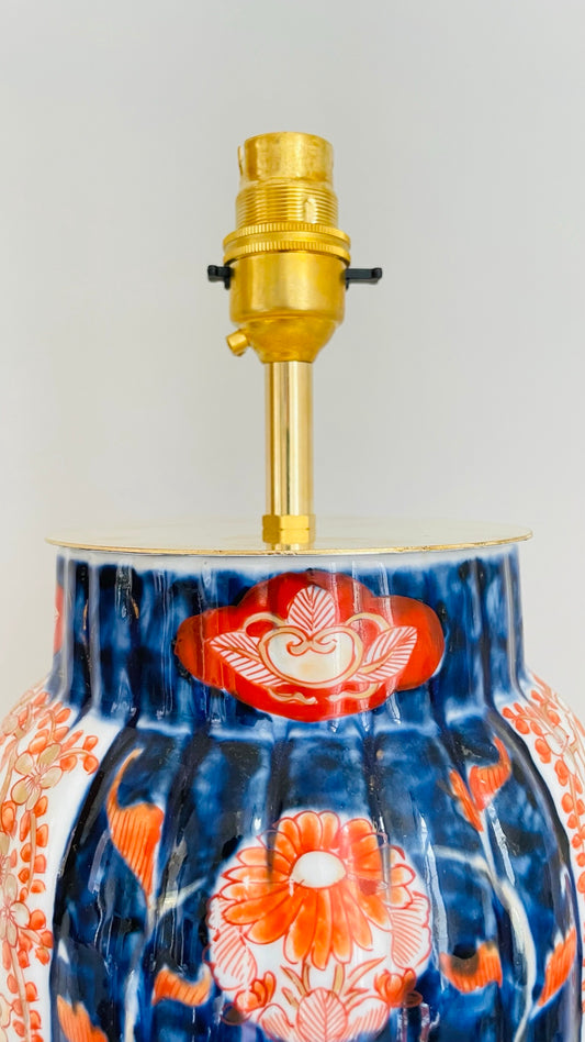 Antique Japanese Imari Lamp - pre order for w/c August the 22nd