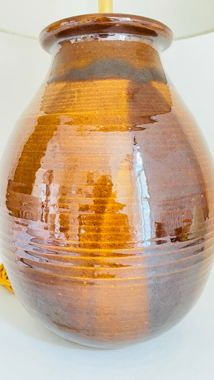 Studio Pottery Lamp - pre order for end of Nov