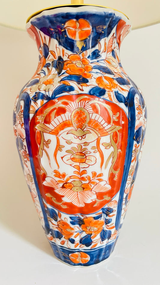 Antique Japanese Imari Lamp - pre order for end of August