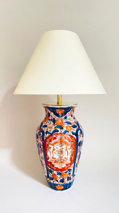 Antique Japanese Imari Lamp - pre order for end of August
