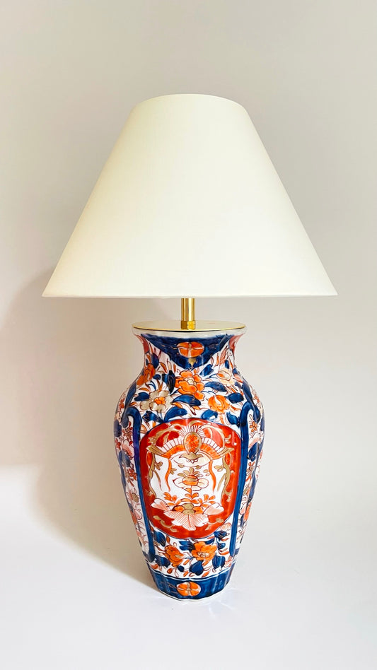 Antique Japanese Imari Lamp - pre order for end of August