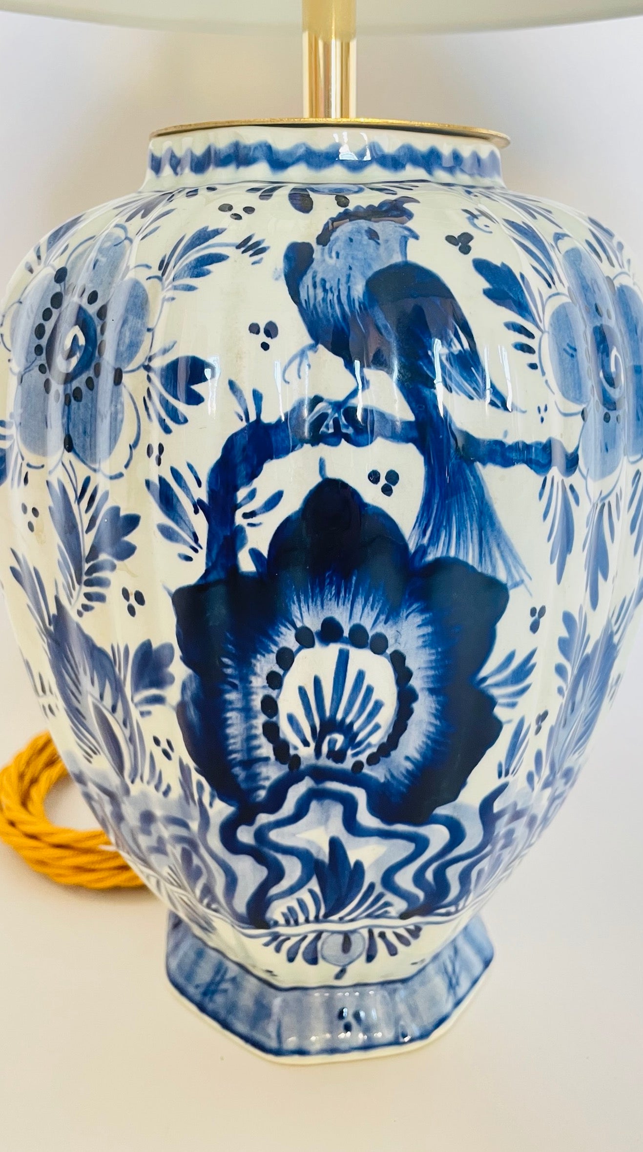 Antique Delft Blue Lamp - pre order for w/c Feb 21st