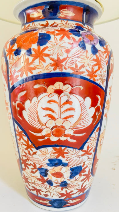Antique Japanese Imari Lamp - pre order for w/c Oct 10th