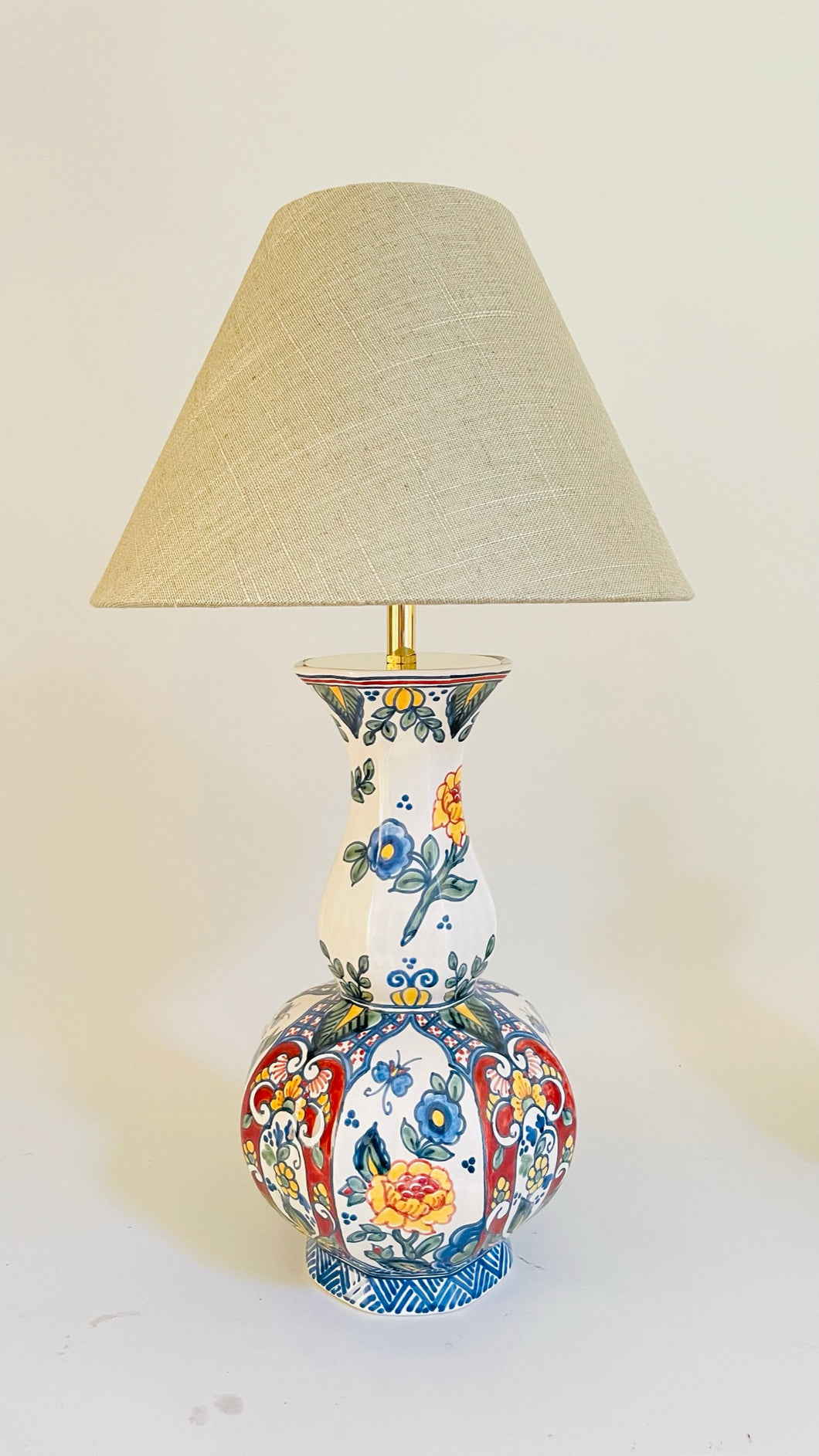 Antique Makkum Lamp - pre order for mid Oct